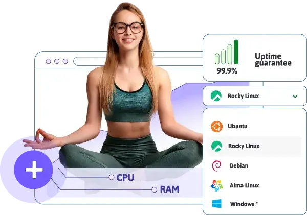 Unmanaged cloud VPS image